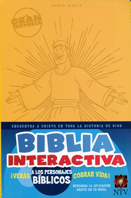 Biblia NTV Gran Historia Interactiva Amarillo (SimiPiel) [Biblias para Niños]