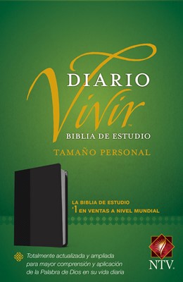 Biblia NTV Diario Vivir Personal Negra [Biblia de Estudio]