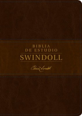 Biblia de Estudio Swindoll NTV (Imitación Piel Café) [Biblia de Estudio]