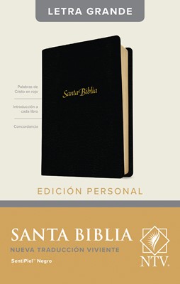 Biblia NTV Edición personal LG LLik BLK (SentiPiel ) [Biblia]