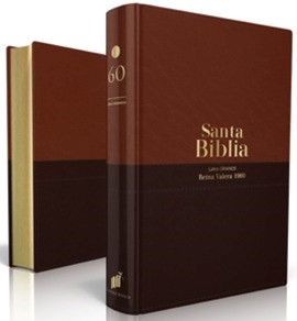 Biblia RVR60 045 LG PJR - café oscuro/LG (Imitación Piel Café Duotono) [Biblia Compacta]