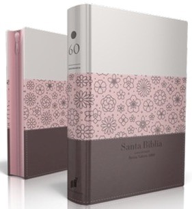 RVR1960 Tamaño Manual 065z blanco rosa (Imitación Piel) [Biblia]