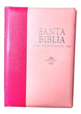 Biblia RVR60 LSG 19pts Rosa fucsia (SimiPiel con Cierre) [Biblia]