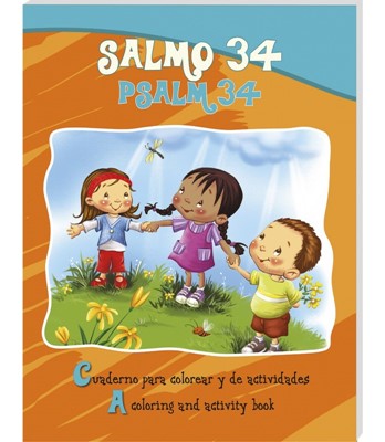 SALMO 34  - CUADERNO DE COLOREAR BILINGUE