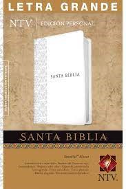 Biblia NTV Personal Letra Grande (Senti Piel Blanco) [Biblia]