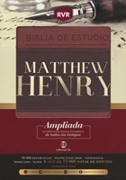 Biblia de Estudio Matthew Henry (LEATHERSOFT CLÁSICA) [Biblia de Estudio]