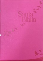 Biblia RVR1960 085cLGi PJR Rosa (Imitación Piel) [Biblia]