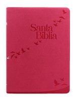 BIBLIA RVR60 LG Rosa Canto plateado (SimiPiel) [Biblia]